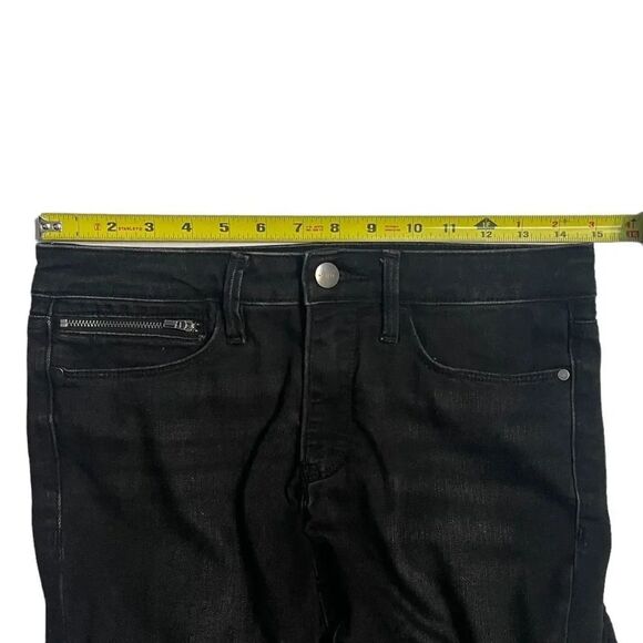 Athleta Sculptek Ultra Skinny Jeans, Size 4P. Grey Carbon Wash, near black. Zip - Picture 14 of 16